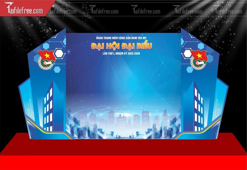 Phông Nền Đại Hội Đại Biểu_TD591