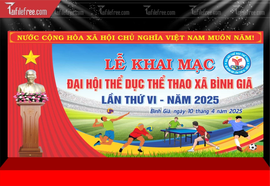 Phông Nền Lễ Khai Mạc_TD604