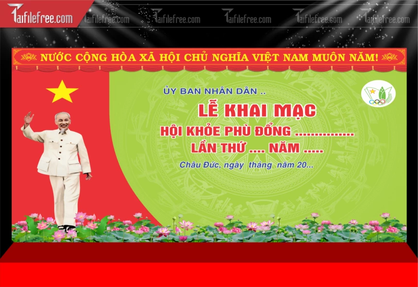 Phông Nền Lễ Khai Mạc_TD608