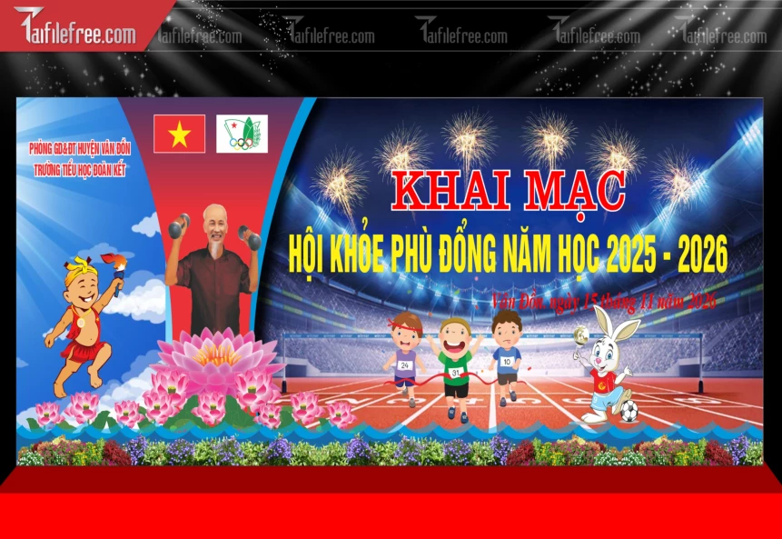 Phông Nền Lễ Khai Mạc_TD609