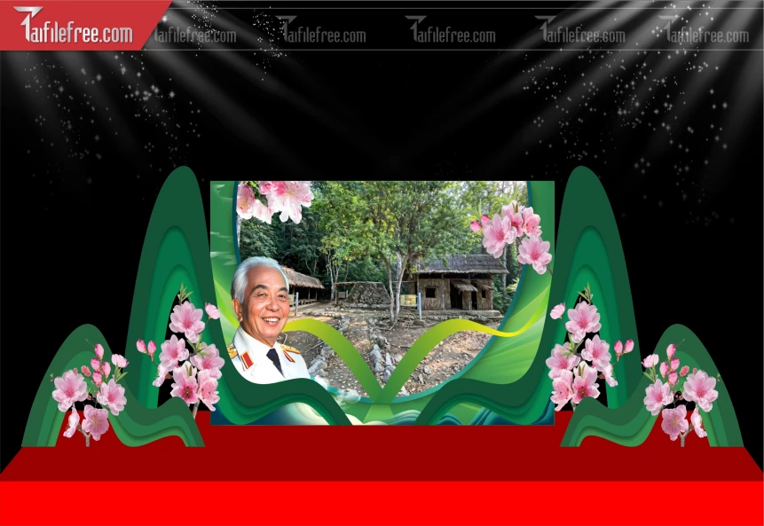 Mẫu Background Lễ Hội Hoa Anh Đào_TD628