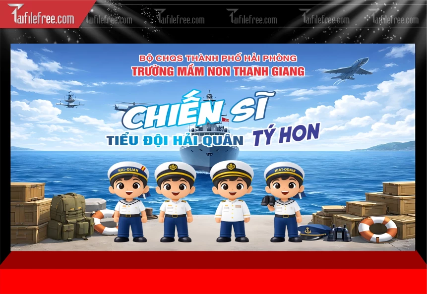 Mẫu Phông Nền Chiến Sĩ_TD632
