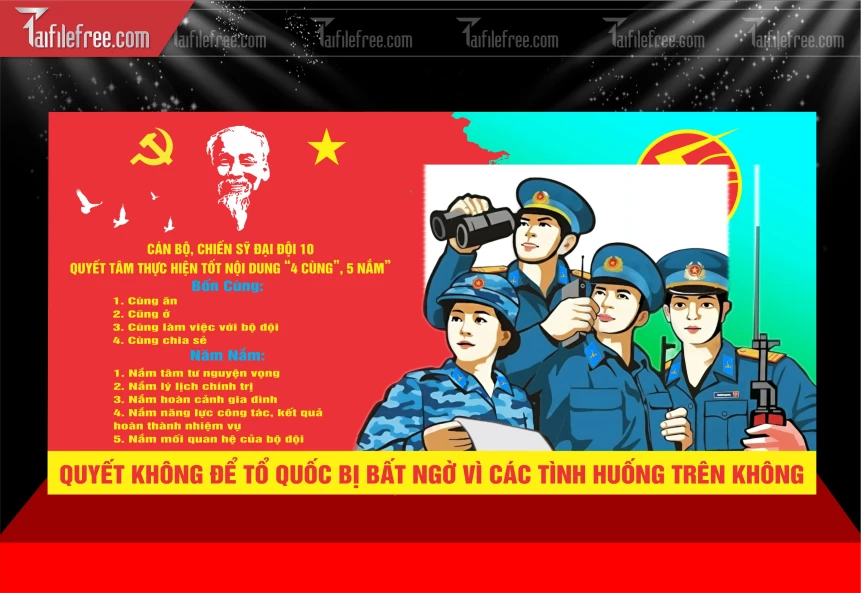 Mẫu Phông Nền Tuyên Truyền_TD656 CGT44