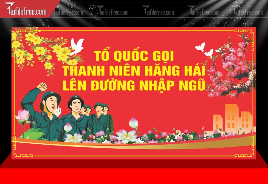 Mẫu Phông Nền Quân Sự_TD676