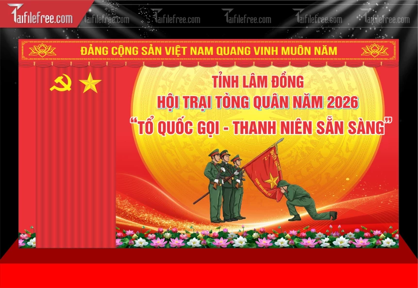 Mẫu Phông Nền Quân Sự_TD678