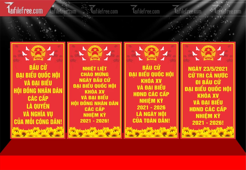 Mẫu Poster Bầu Cử_TD679