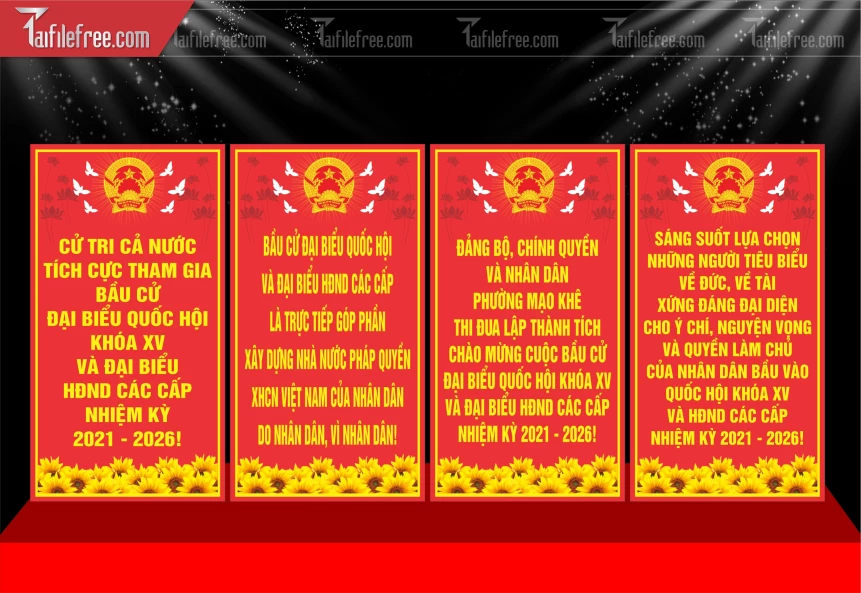 Mẫu Poster Bầu Cử_TD680