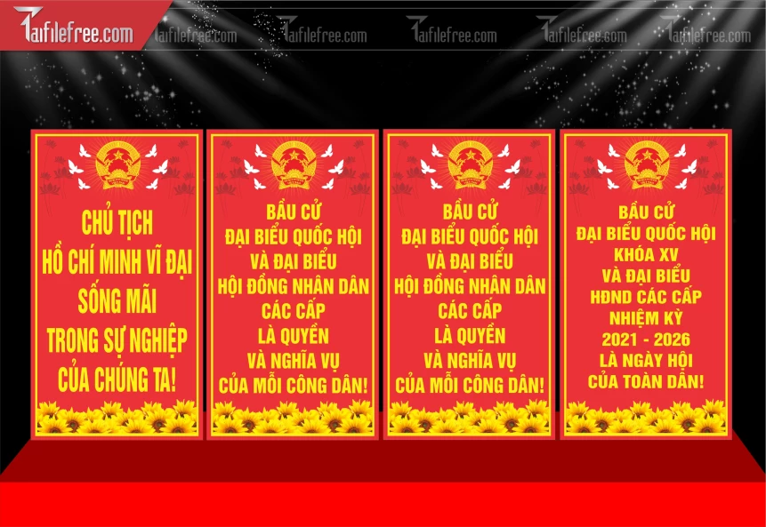 Mẫu Poster Bầu Cử_TD681