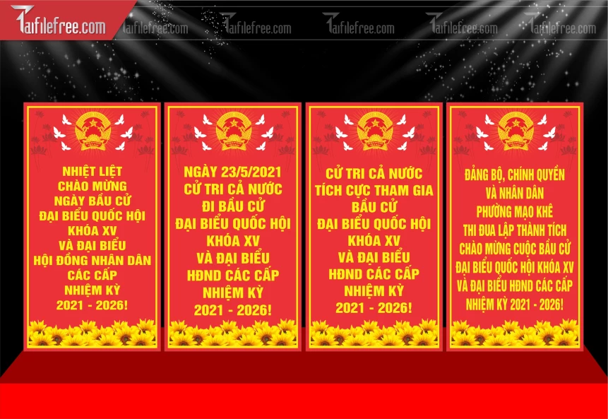 Mẫu Poster Bầu Cử_TD682