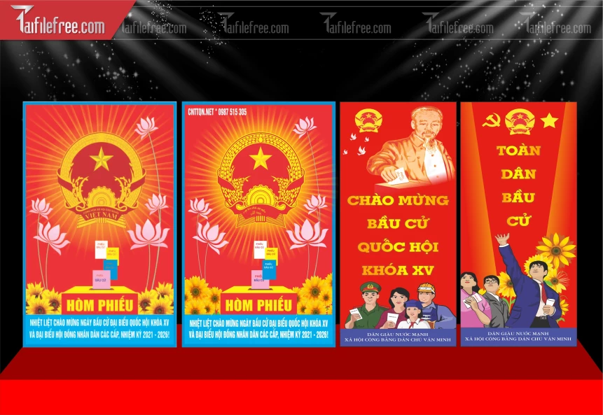 Mẫu Poster Bầu Cử_TD683