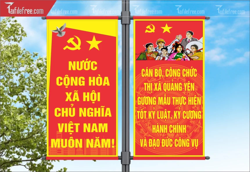 Phướn Treo Đường Phố_TDM25