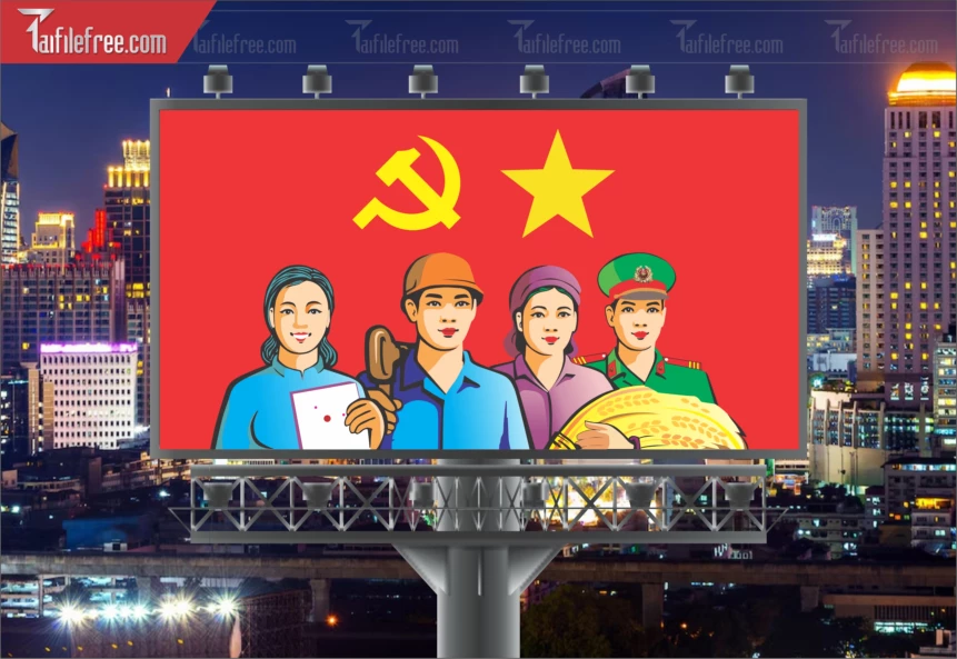 Pano Cổ Động Nông Thôn Mới TDM35