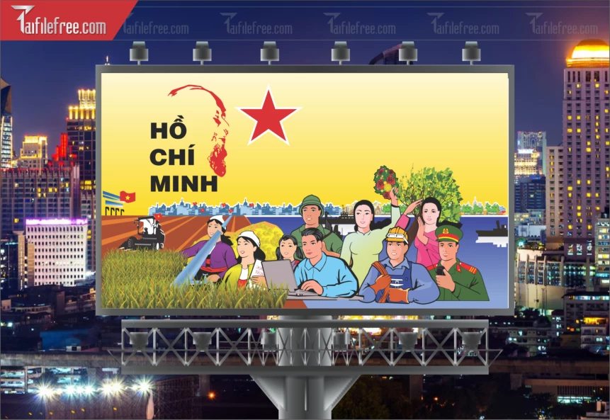 Pano Cổ Động Nông Thôn Mới TDM42