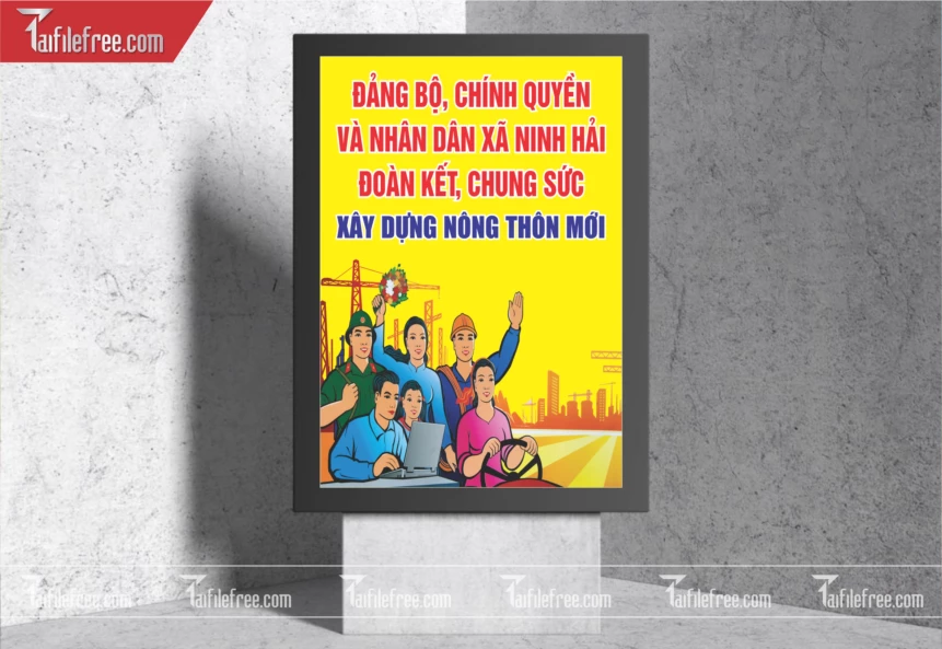 Pano Cổ Động Nông Thôn Mới TDM53