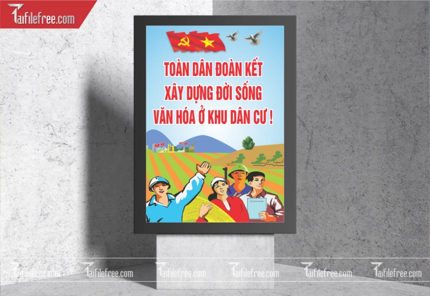 Banner Ngày Hội Đại Đoàn Kết Dân Tộc_CDT29