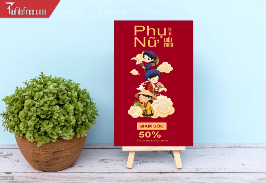 Standee Ngày Quốc Tế Phụ Nữ 20/10 TGG29