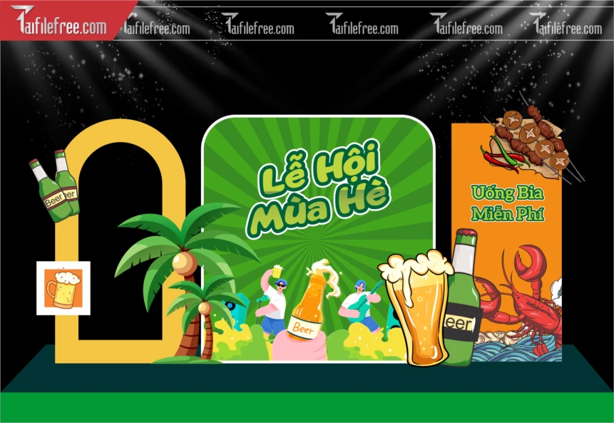 Backdrop Lễ Hội Mùa Hẻ_TH53