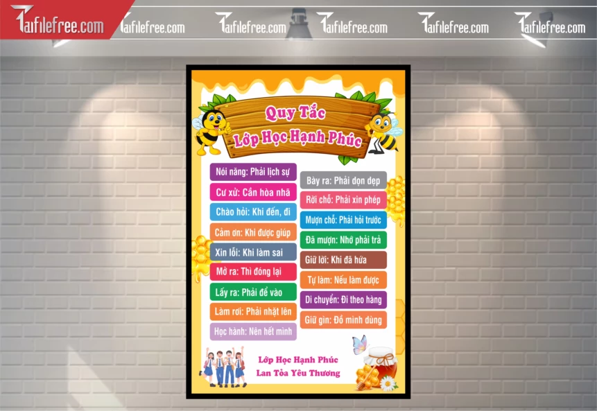 File Vector Quy Tắc Nội Quy Lớp Học_TH69