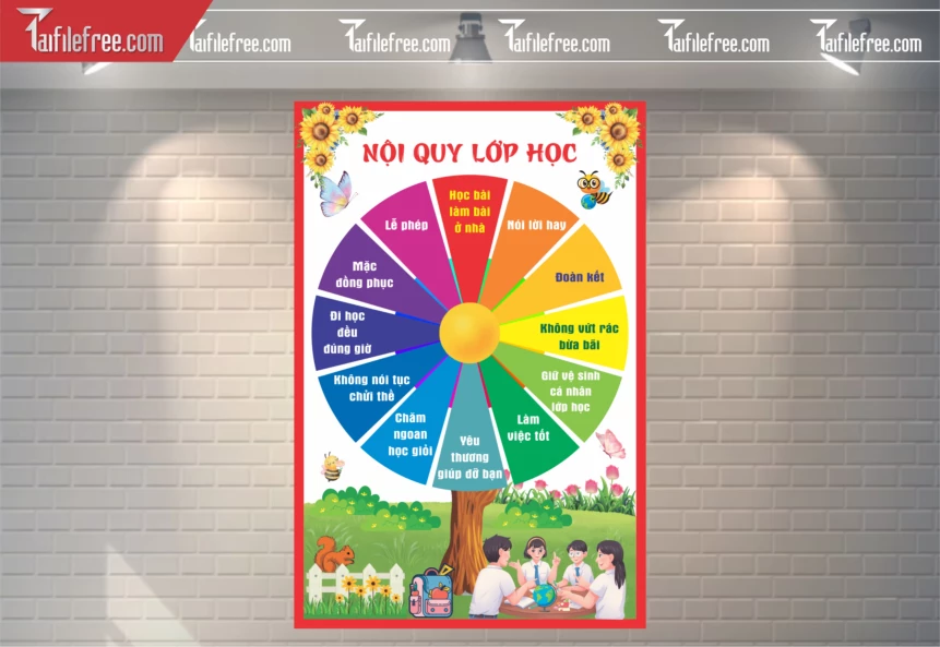 File Vector Quy Tắc Nội Quy Lớp Học_TH70