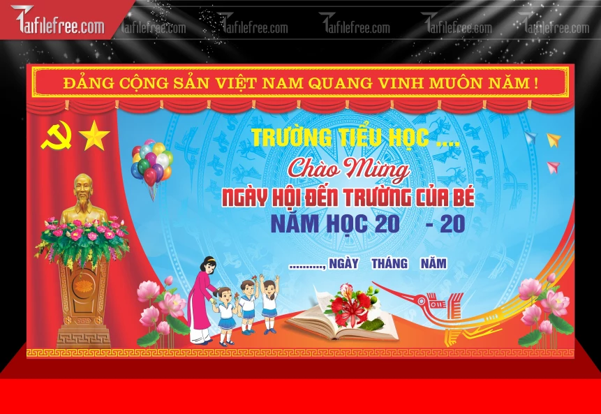 Phông Nền Ngày Hội Đến Trường Của Bé_TH72