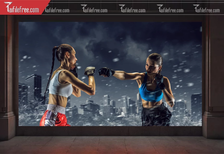 Tranh Trang Trí Phòng Tập Boxing, Tranh Boxing _TK05