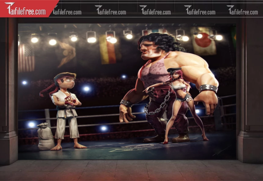 Tranh Trang Trí Phòng Tập Boxing, Tranh Boxing _TK10