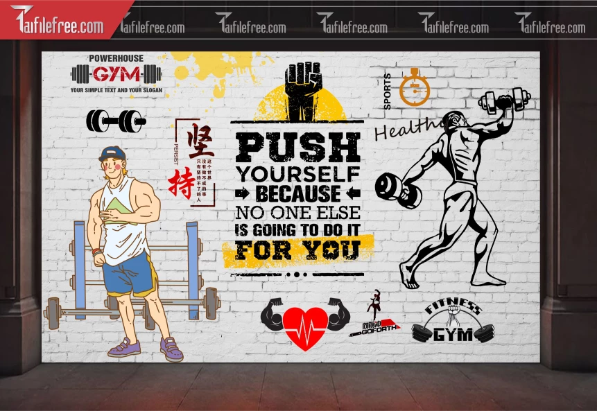 Tranh Trang Trí Phòng Gym_TK19