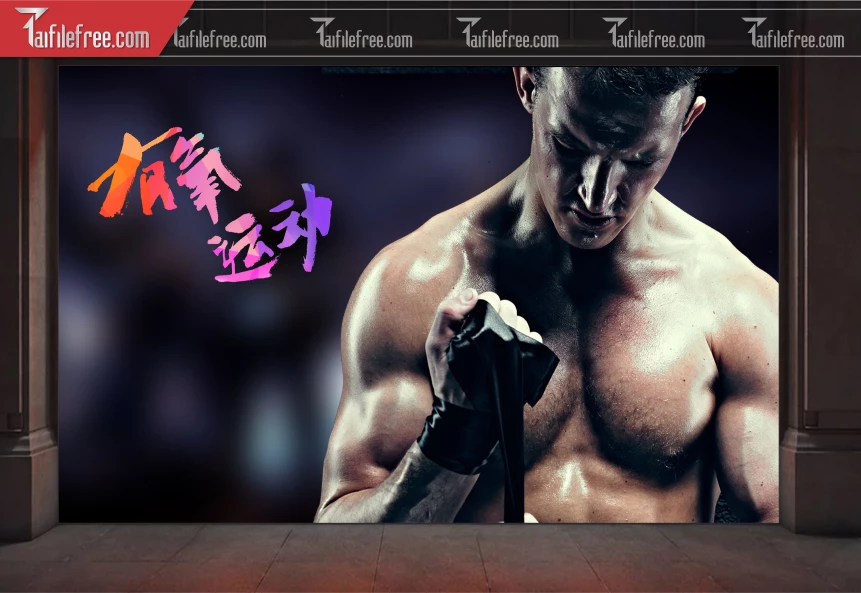 Tranh Trang Trí Phòng Gym_TK20