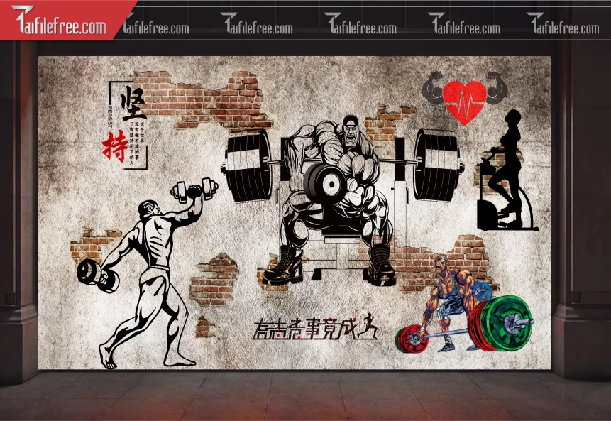 Tranh Trang Trí Phòng Gym_TK21