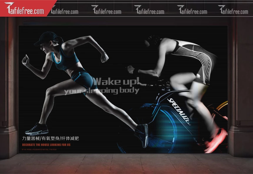 Tranh Trang Trí Phòng Gym_TK22