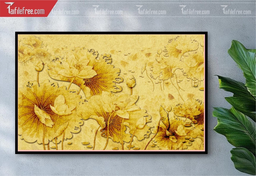 Tranh Trúc Chỉ Trang Trí Bàn Thờ_TK35