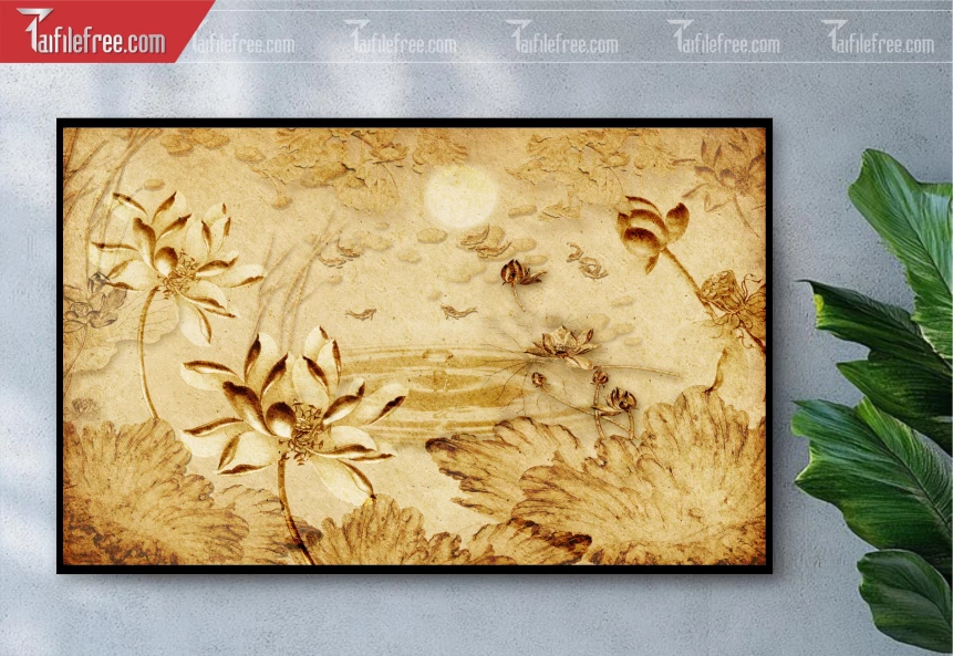 Tranh Trúc Chỉ Trang Trí Bàn Thờ_TK36