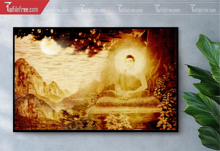 Tranh Trúc Chỉ Trang Trí Bàn Thờ_TK39