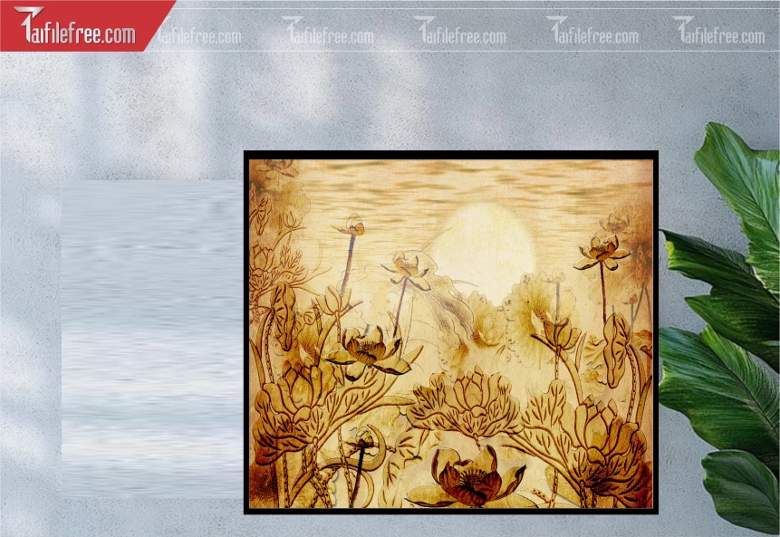 Tranh Trúc Chỉ Trang Trí Bàn Thờ_TK48