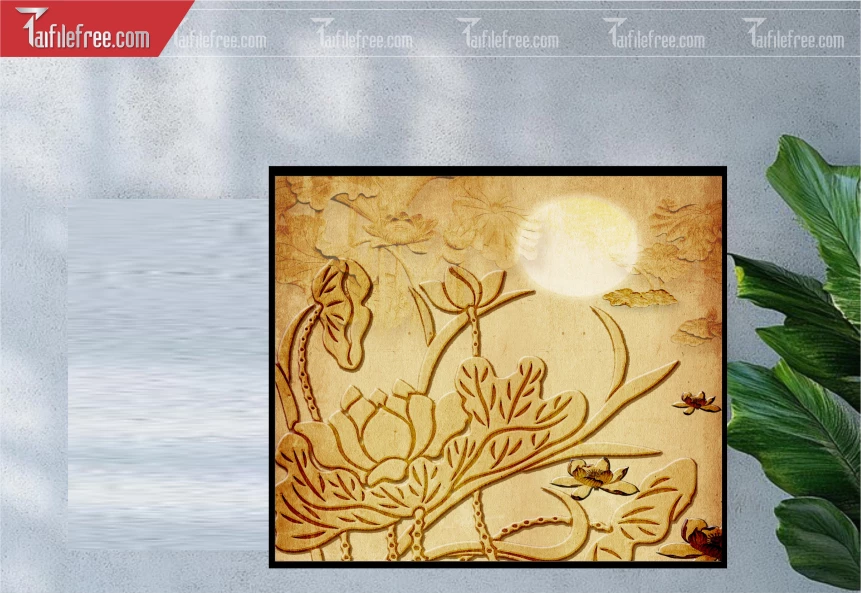 Tranh Trúc Chỉ Trang Trí Bàn Thờ_TK49