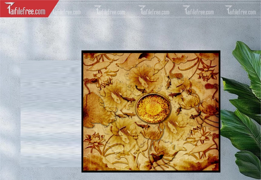 Tranh Trúc Chỉ Trang Trí Bàn Thờ_TK53