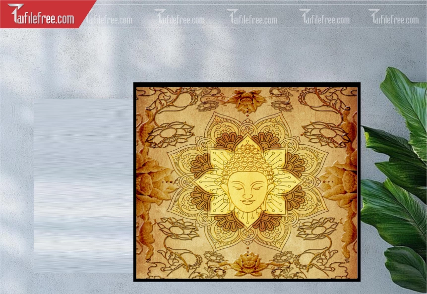 Tranh Trúc Chỉ Trang Trí Bàn Thờ_TK54