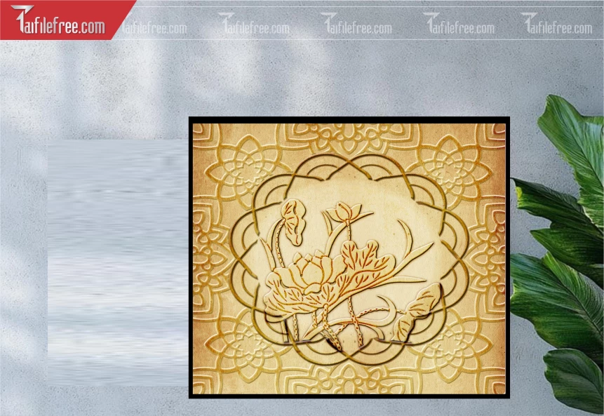 Tranh Trúc Chỉ Trang Trí Bàn Thờ_TK55