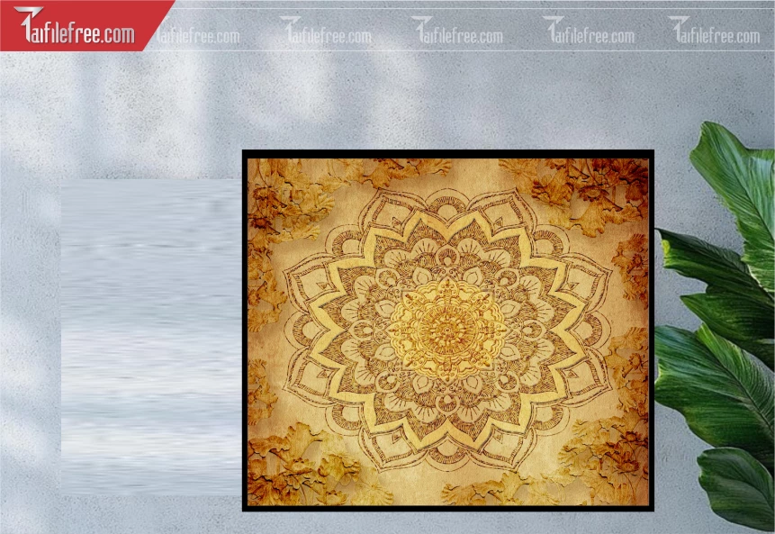 Tranh Trúc Chỉ Trang Trí Bàn Thờ_TK57