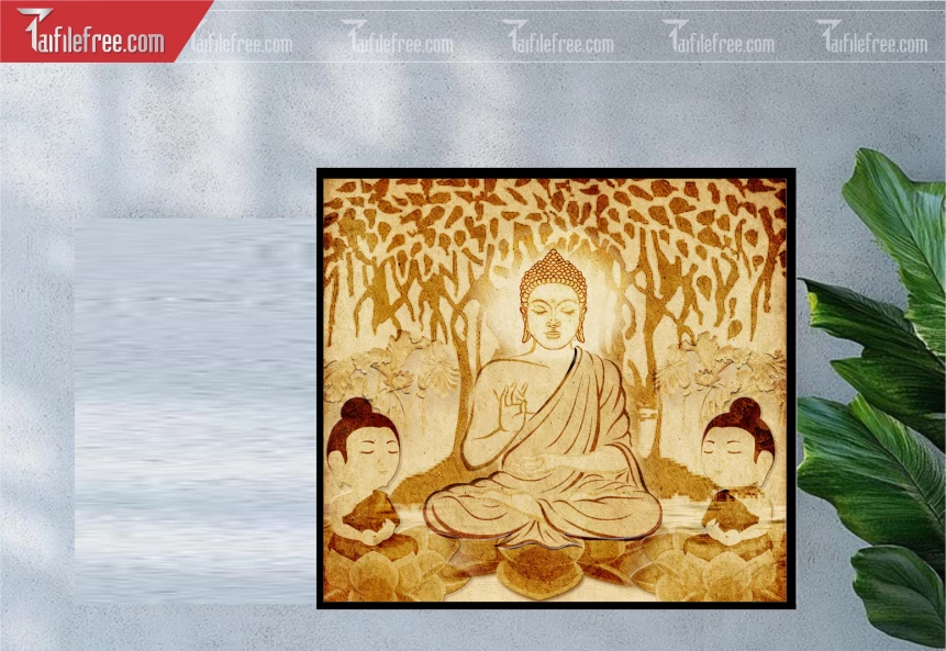 Tranh Trúc Chỉ Trang Trí Bàn Thờ_TK60