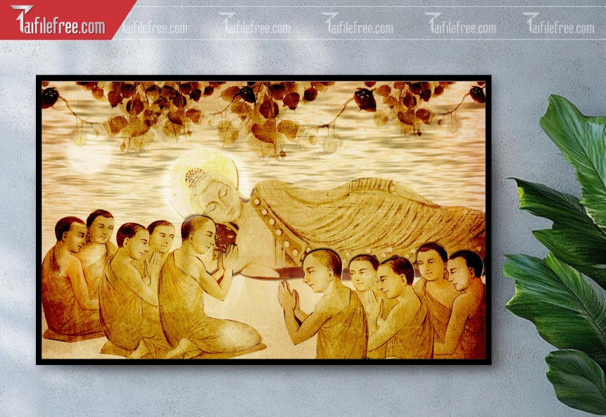 Tranh Trúc Chỉ Trang Trí Bàn Thờ_TK66