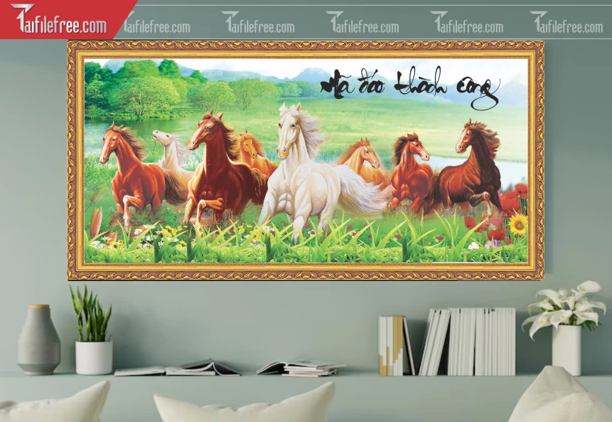 Tranh Trang Trí Phòng Mã Đáo Thành Công_TK75