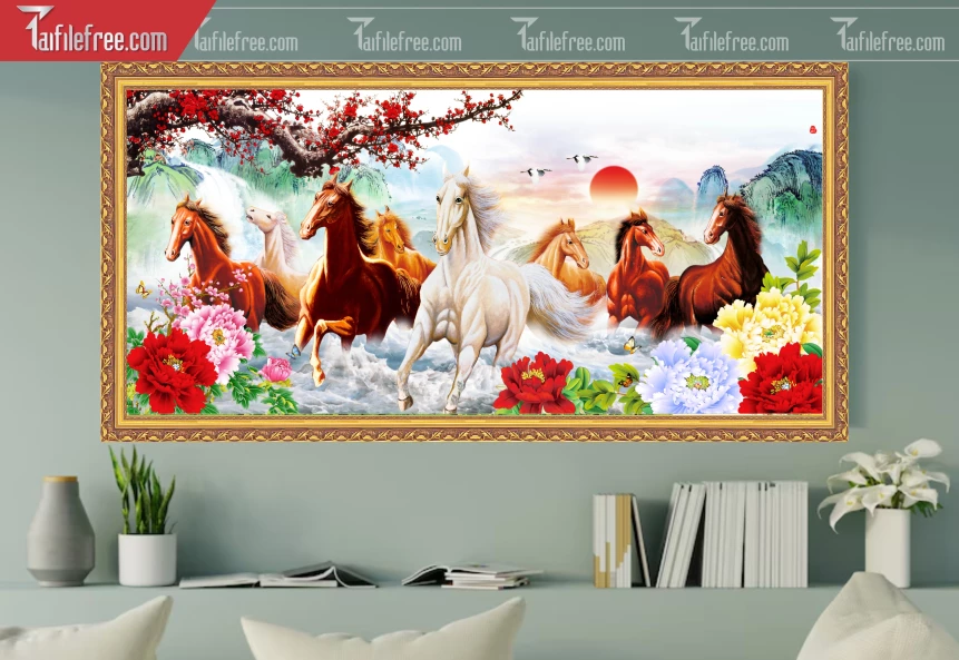 Tranh Trang Trí Phòng Mã Đáo Thành Công_TK80