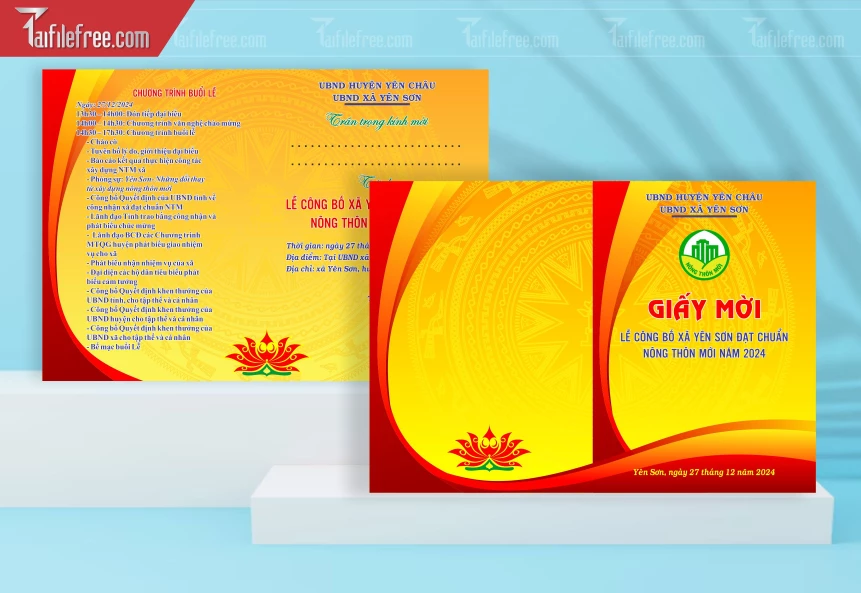 File Thiết Kế Giấy Mời Đạt Chuẩn Nông Thôn Mới_TM41