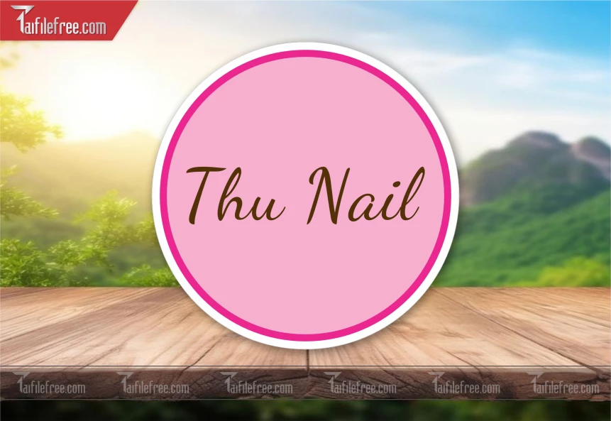 Mẫu Thiết Kế Tem Nhãn Sản Phẩm,Thu Nail TN91