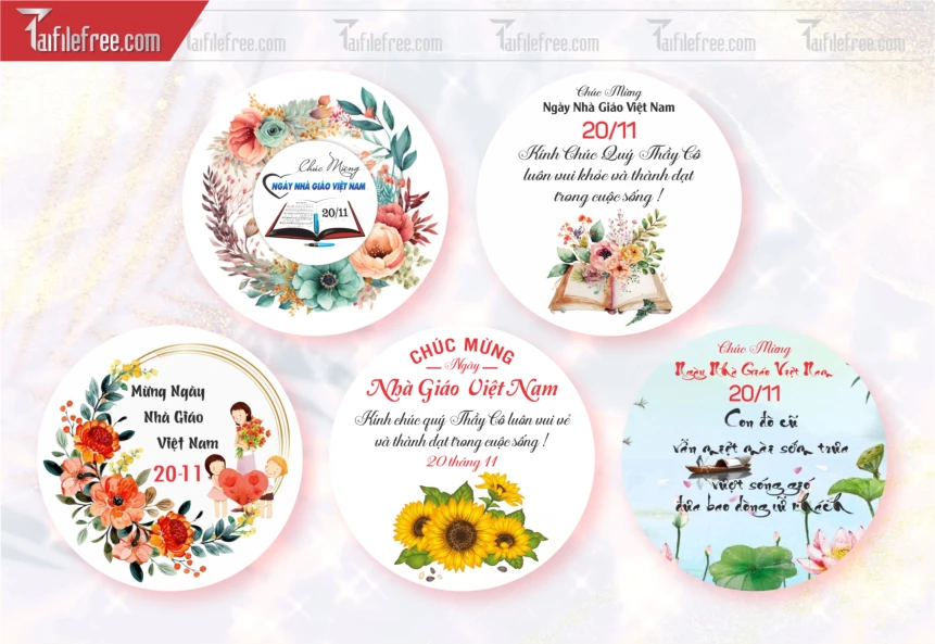 File Tem Nhãn 20/11 Trang Trí Bánh Rau Câu_TN97