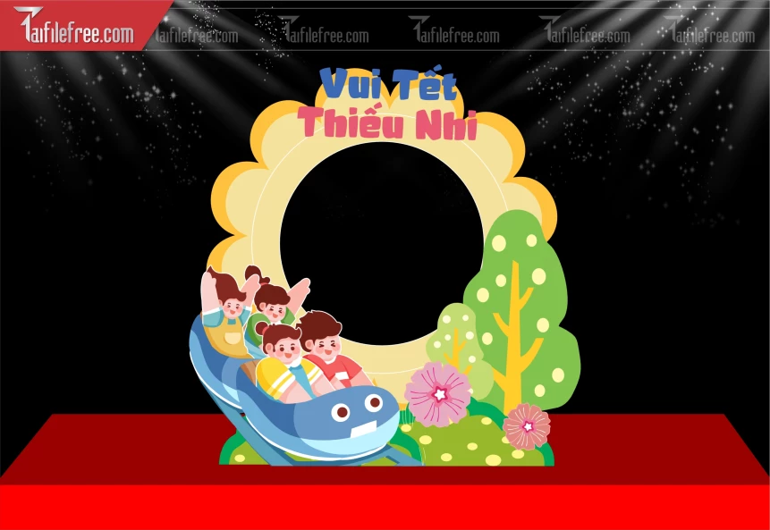 Mẫu Check In Chúc Mừng Ngày Quốc Tế Thiếu Nhi_TNV108