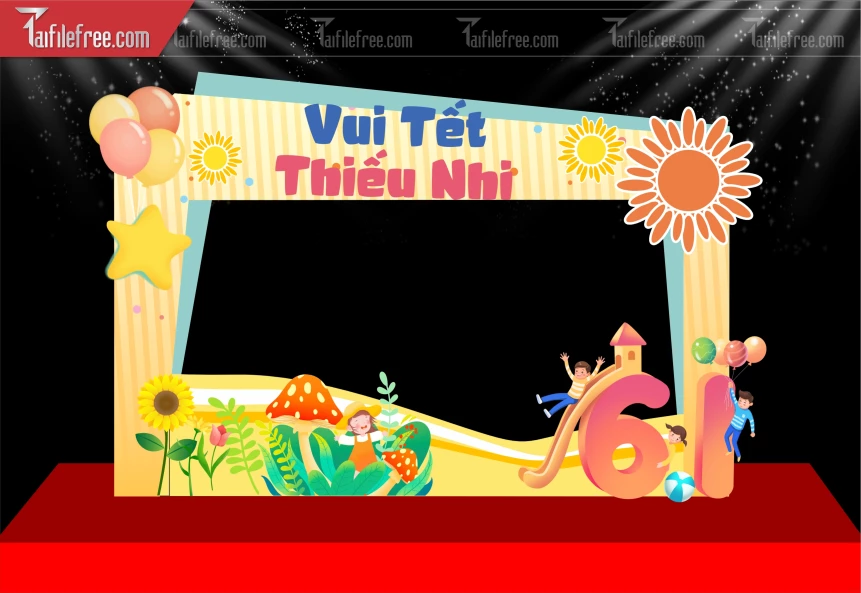 Mẫu Check In Chúc Mừng Ngày Quốc Tế Thiếu Nhi_TNV112