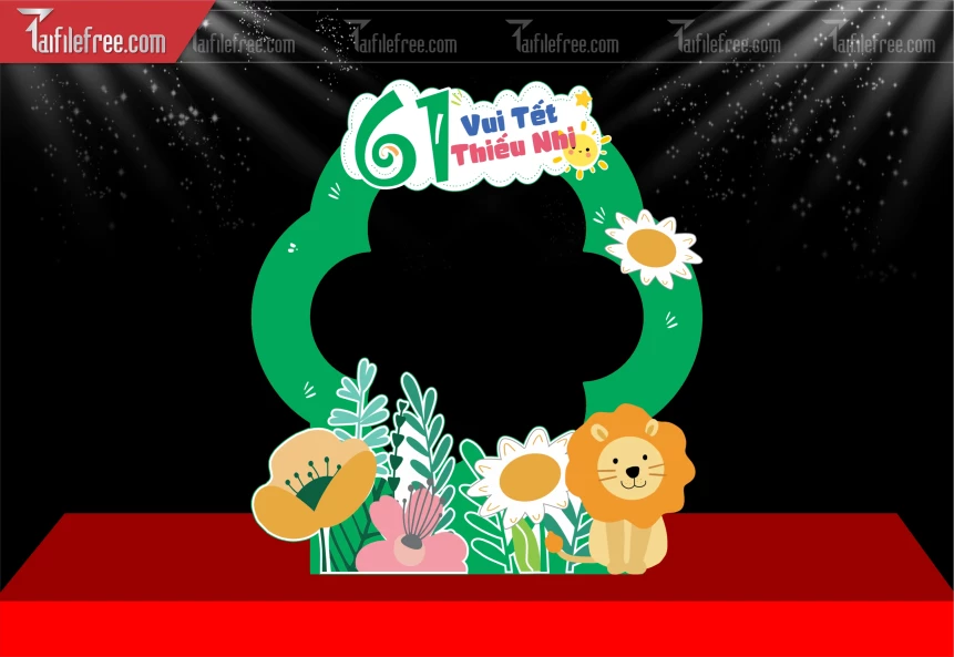 Mẫu Check In Chúc Mừng Ngày Quốc Tế Thiếu Nhi_TNV113