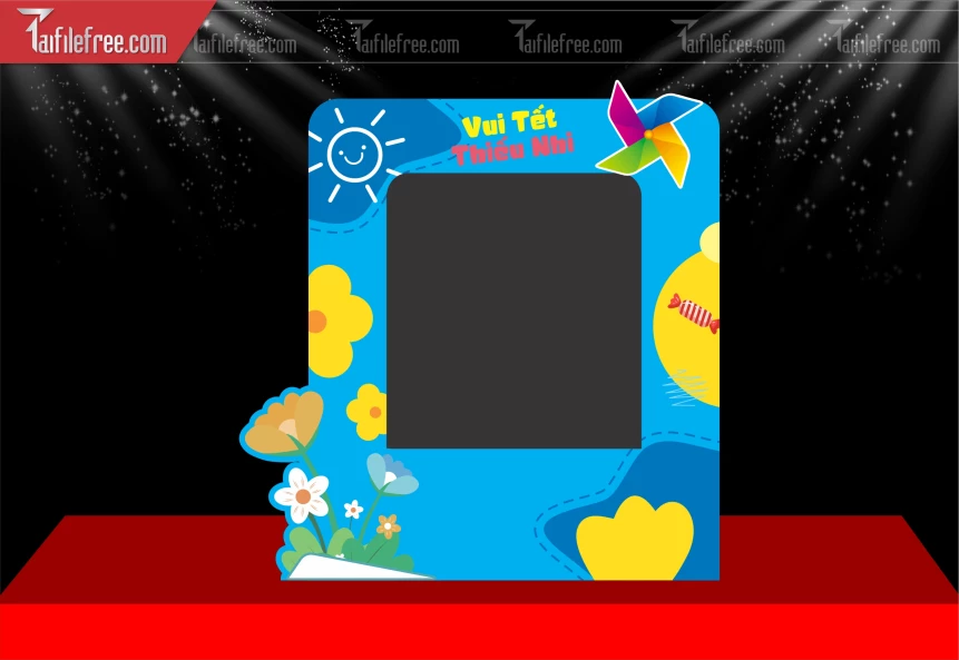 Mẫu Check In Chúc Mừng Ngày Quốc Tế Thiếu Nhi_TNV116